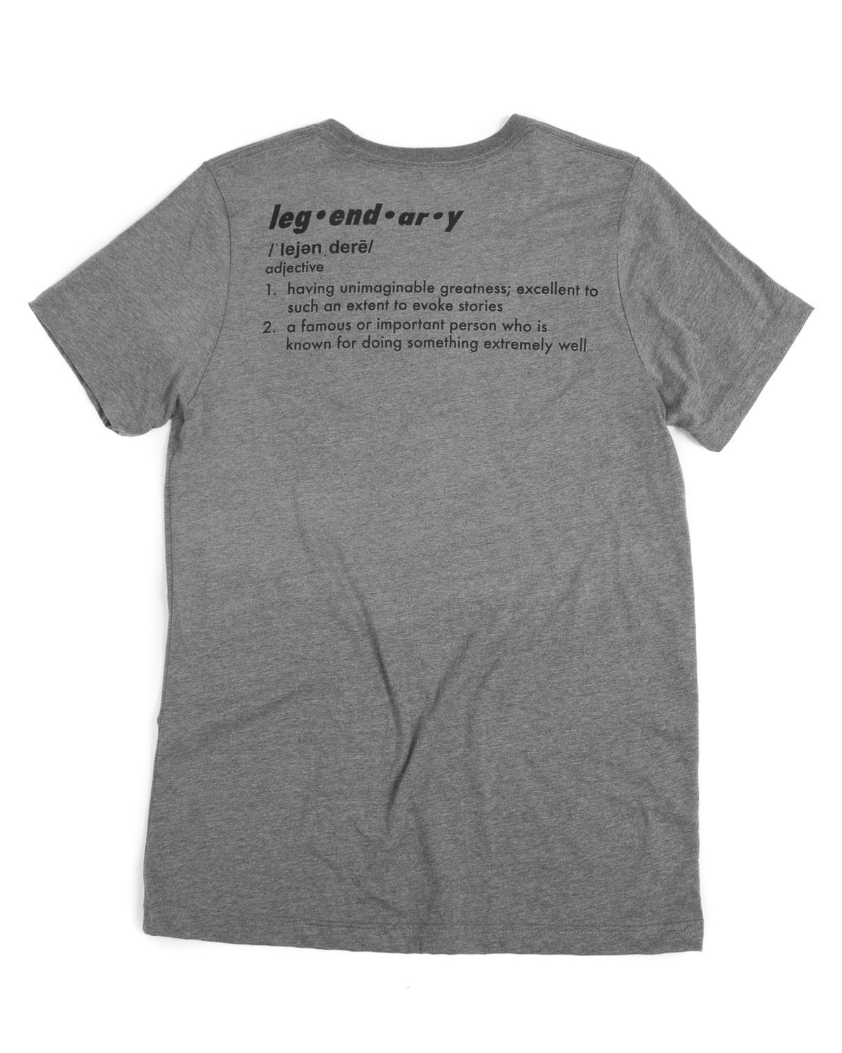 Definition Tee – Heather Charcoal – Legendary Fit Co.