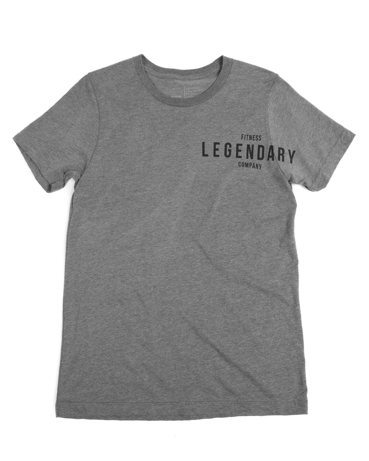 Definition Tee – Heather Charcoal – Legendary Fit Co.